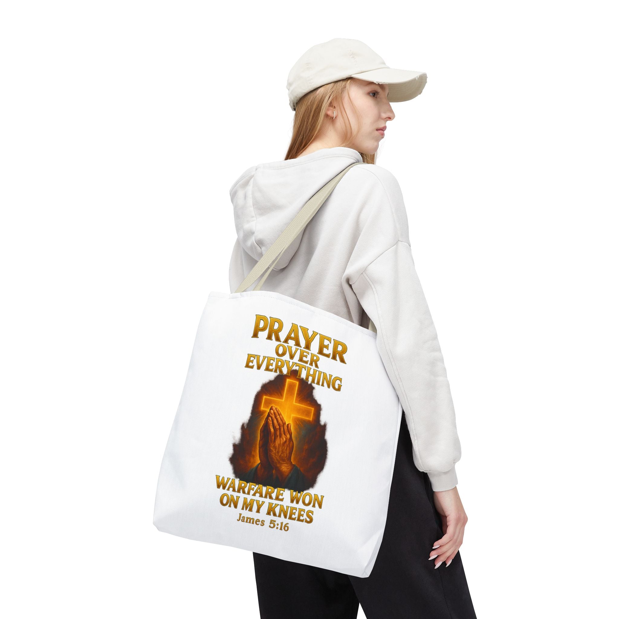 Prayer Motivational Tote Bag