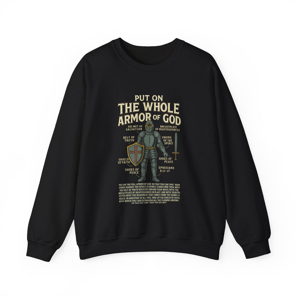 Faith-Inspired Armor of God Crewneck Sweatshirt