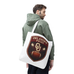 Oklahoma Pride Football Tote Bag