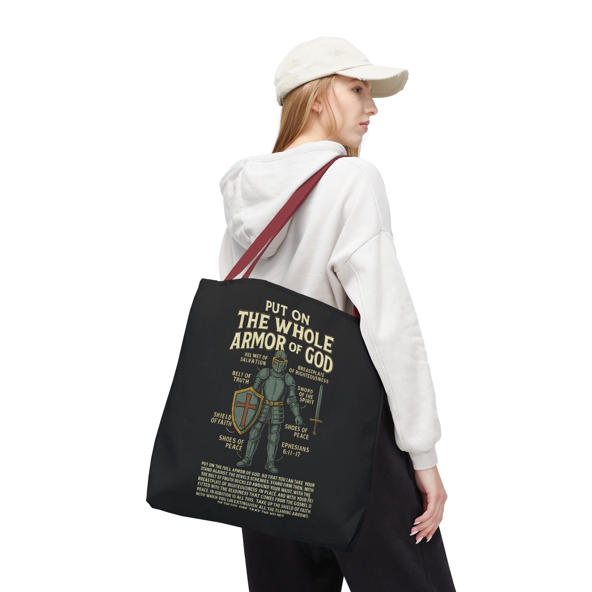 Inspirational Armor of God Tote Bag
