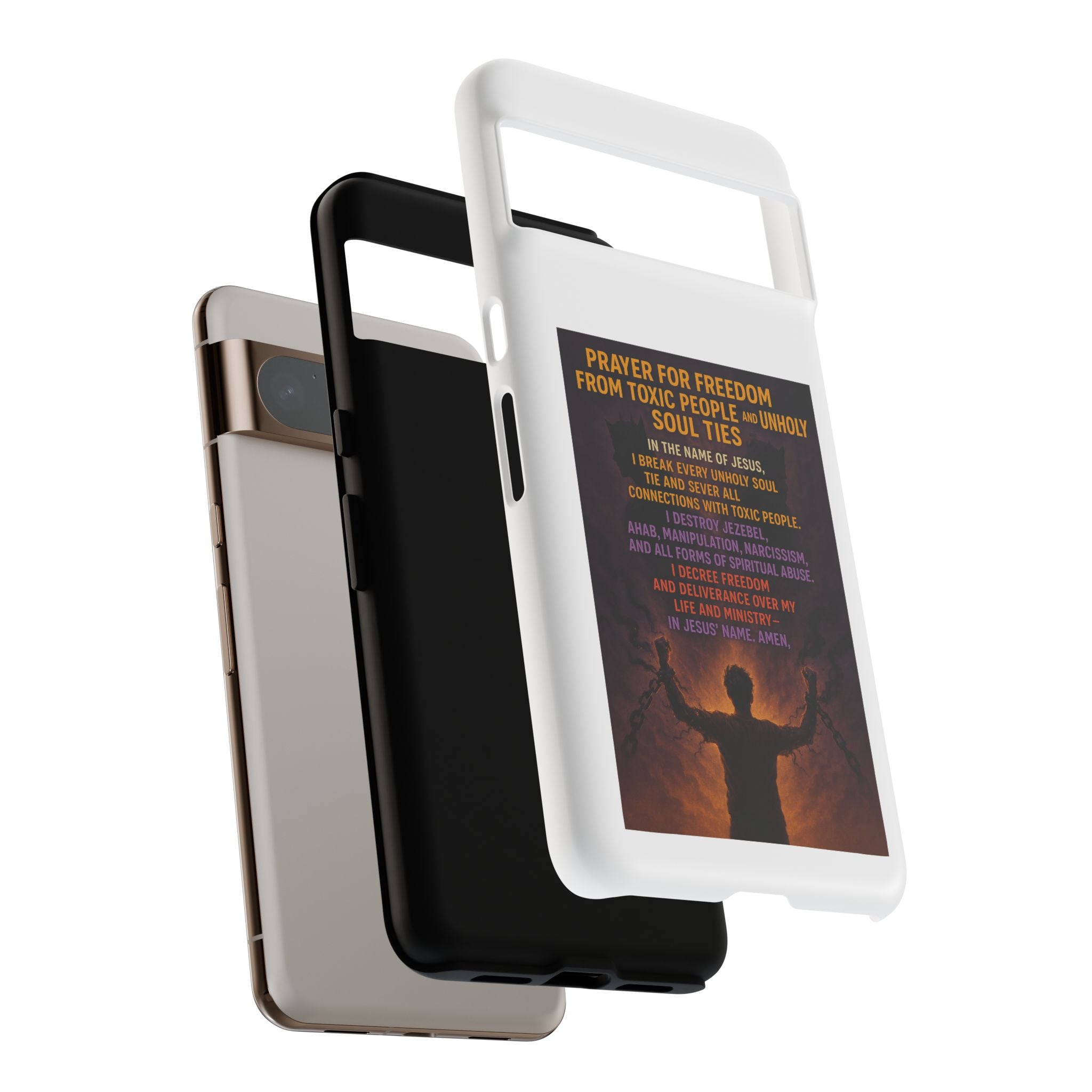 Tough Cases: Empowering Phone Case with Inspirational Prayer