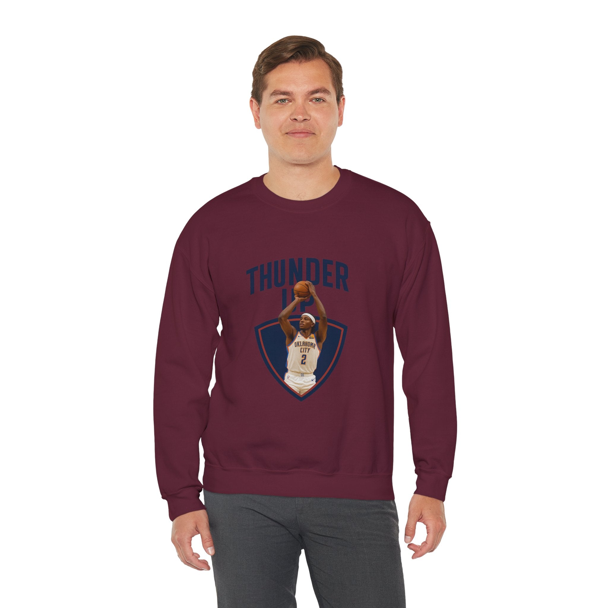 Thunder Up! Unisex Heavy Blend Crewneck Sweatshirt