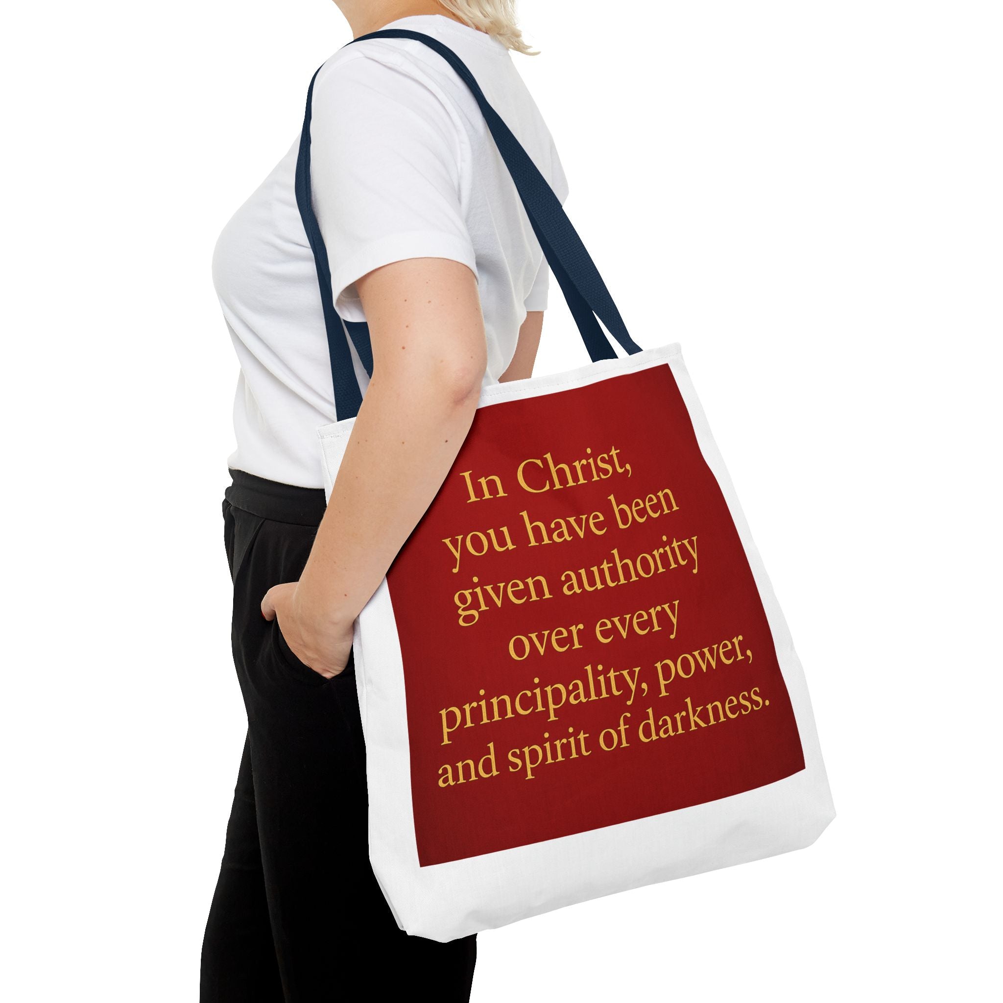 Faith-Inspired Tote Bag, Scripture Bag