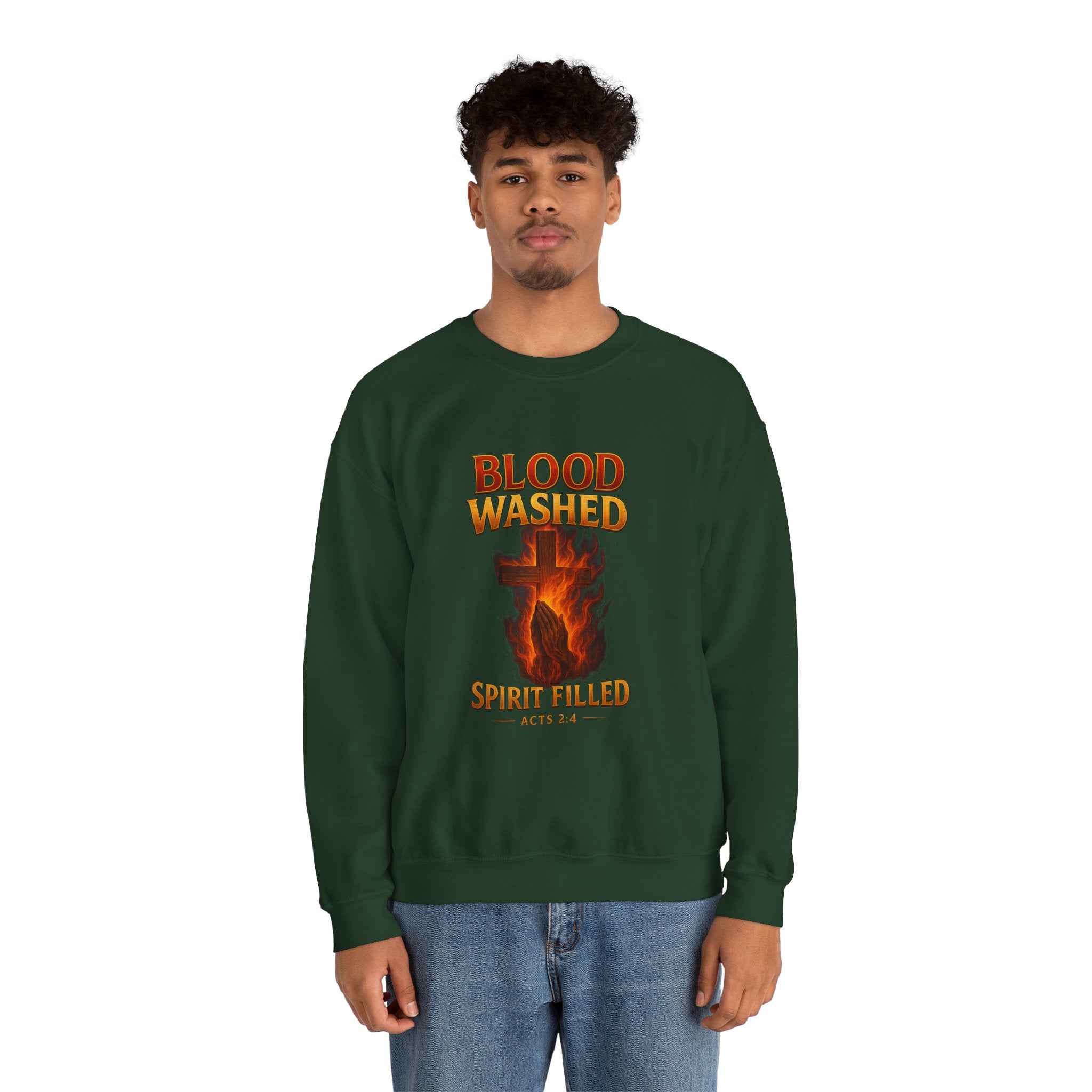 Blood Washed Spirit Filled Sweatshirt