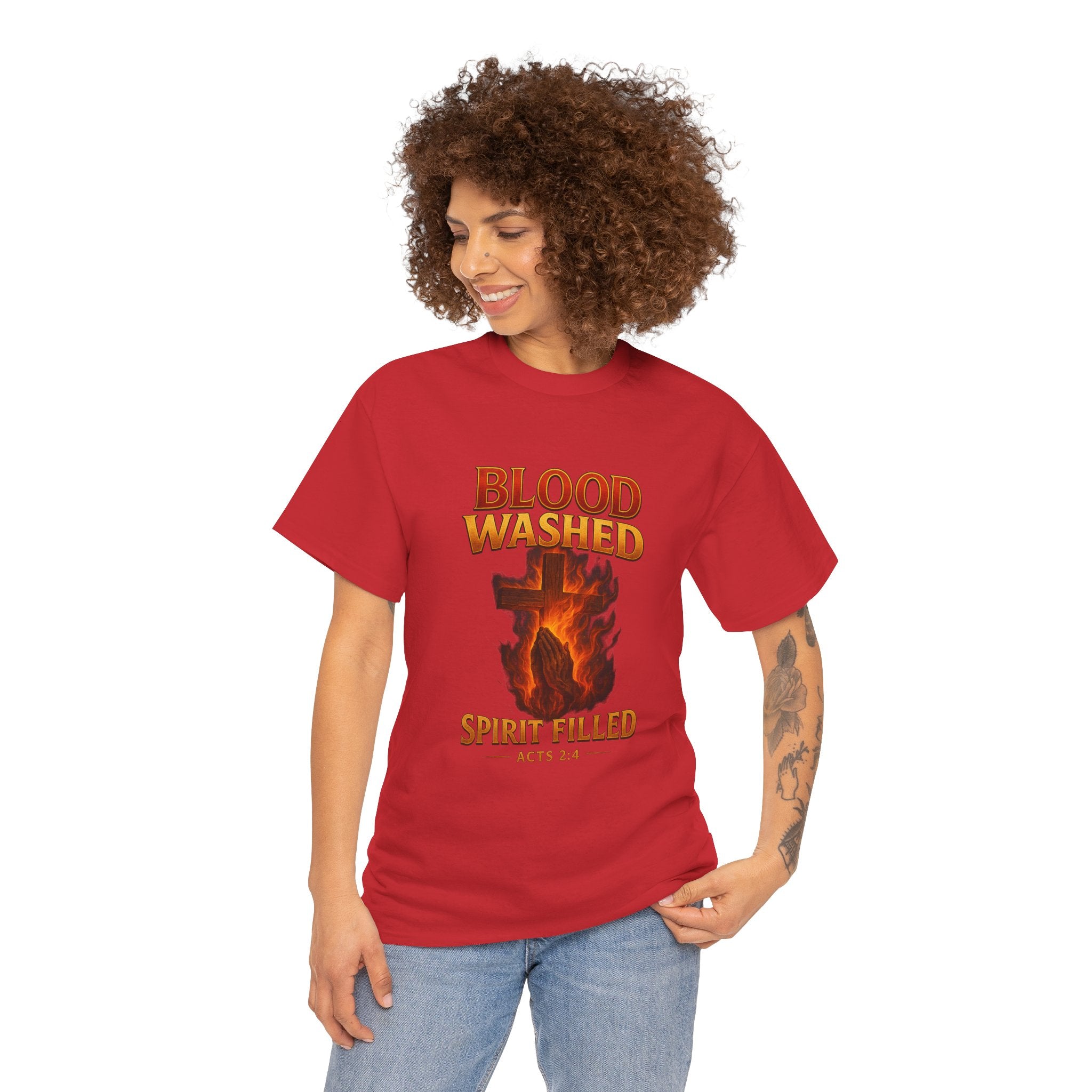 Faith-Inspired Unisex Heavy Cotton Tee