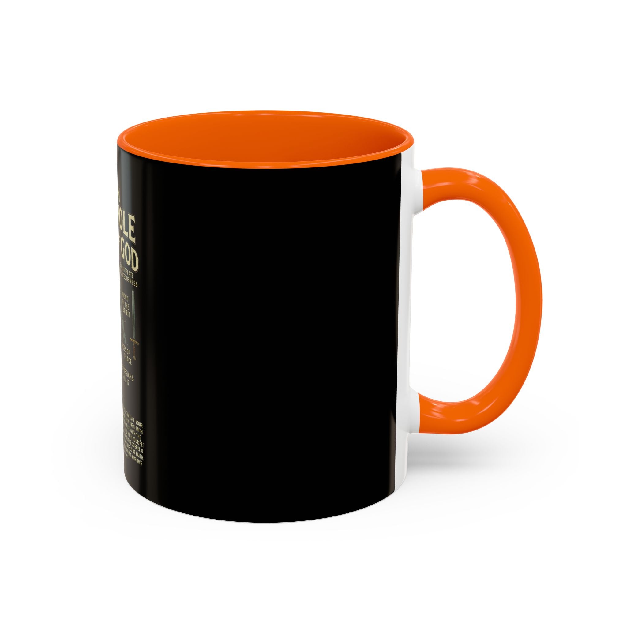 Faith-Inspired Black Coffee Mug