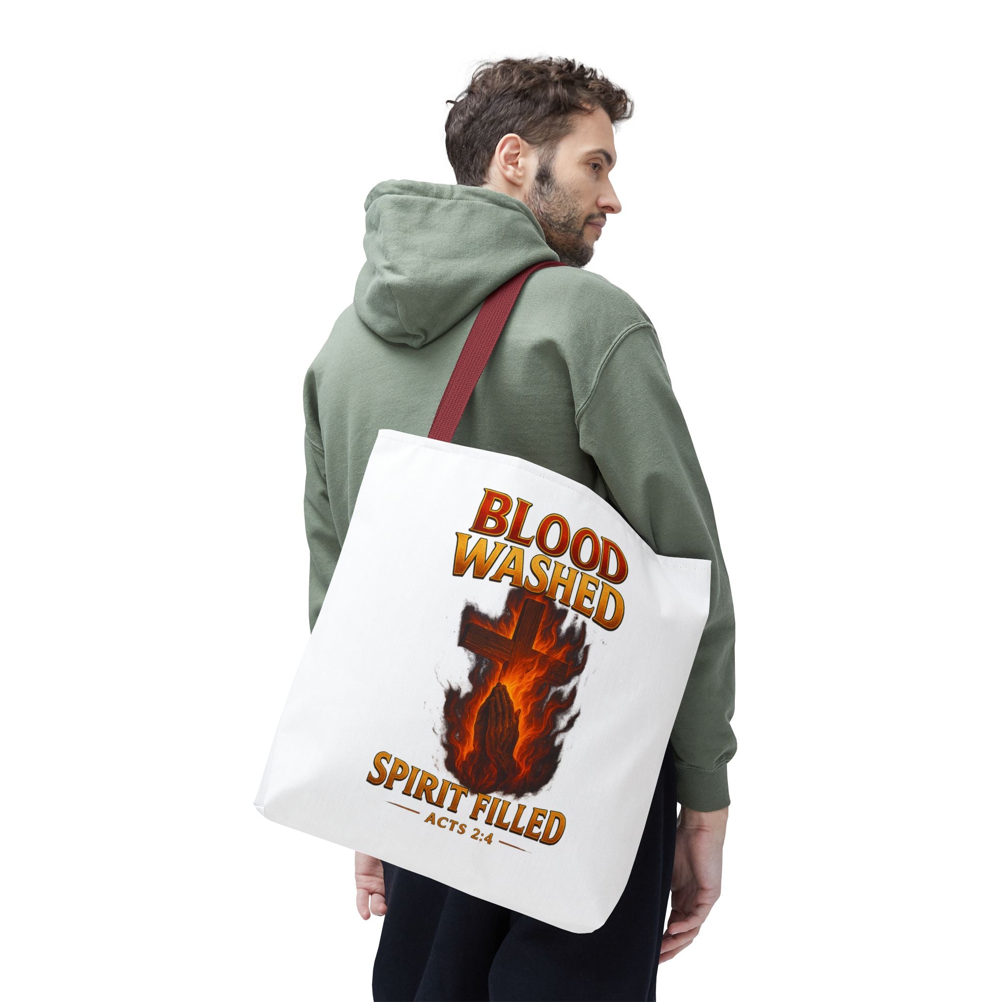 Blood Washed Spirit Filled Tote Bag