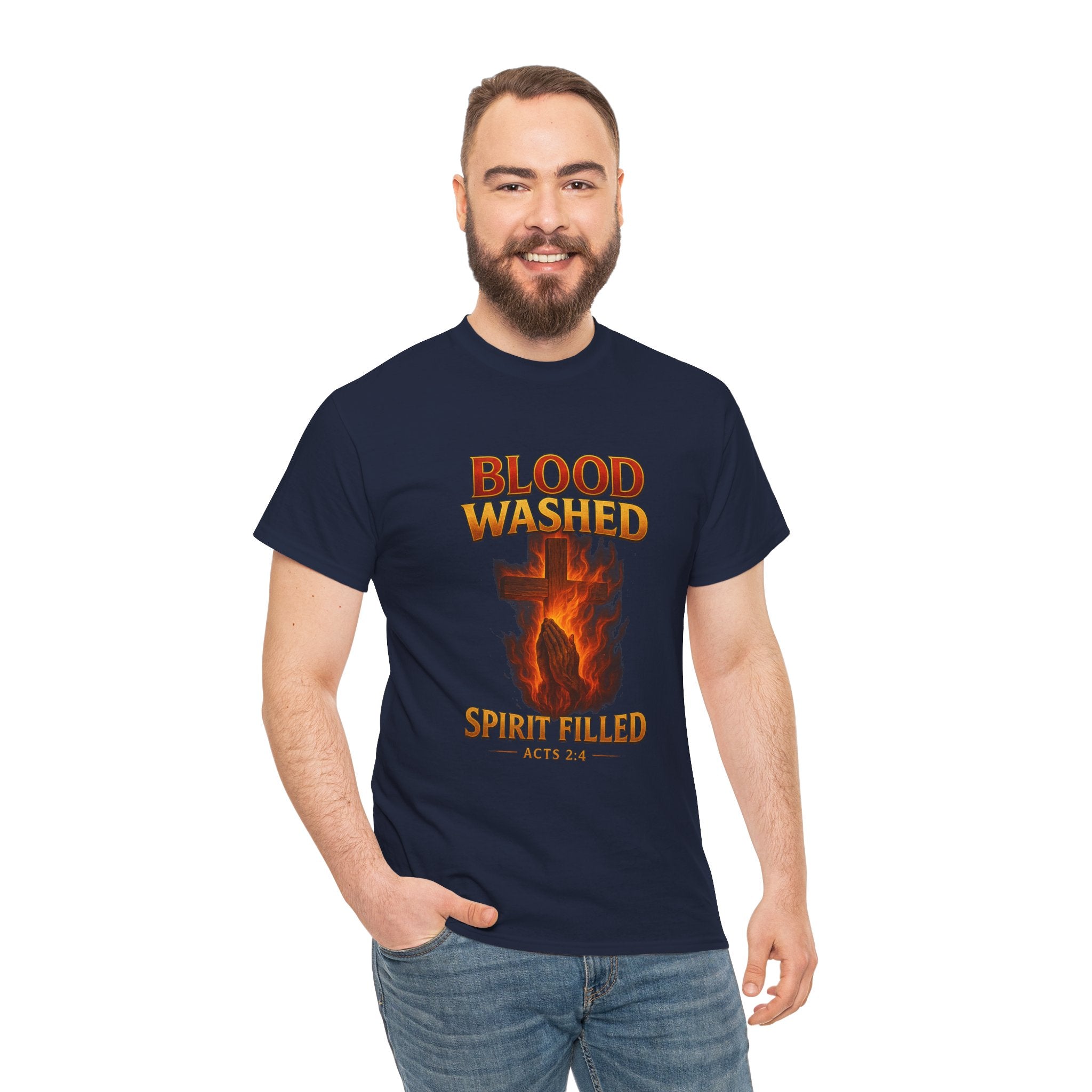 Faith-Inspired Unisex Heavy Cotton Tee