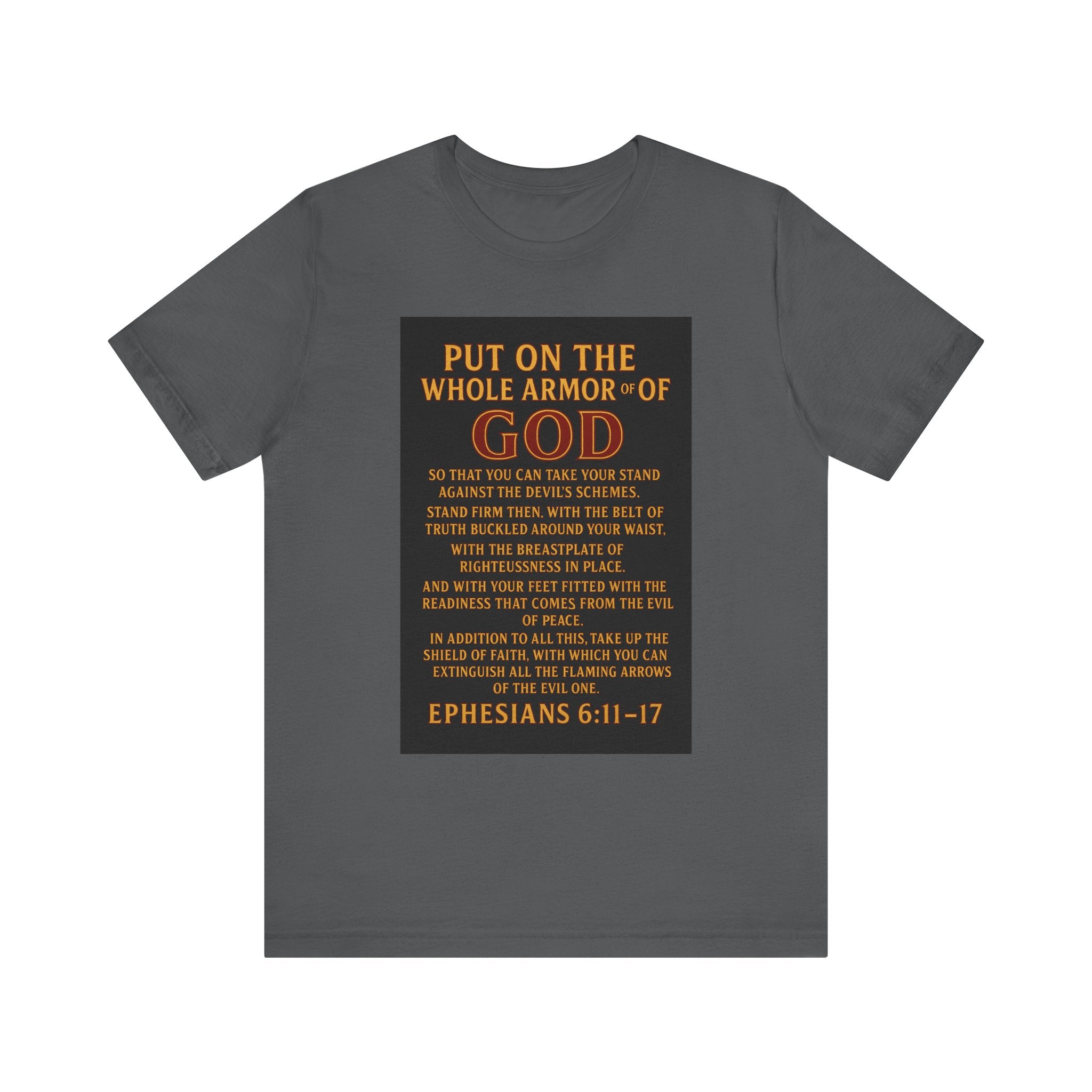 Faith-Inspired Short Sleeve Tee -Shirt