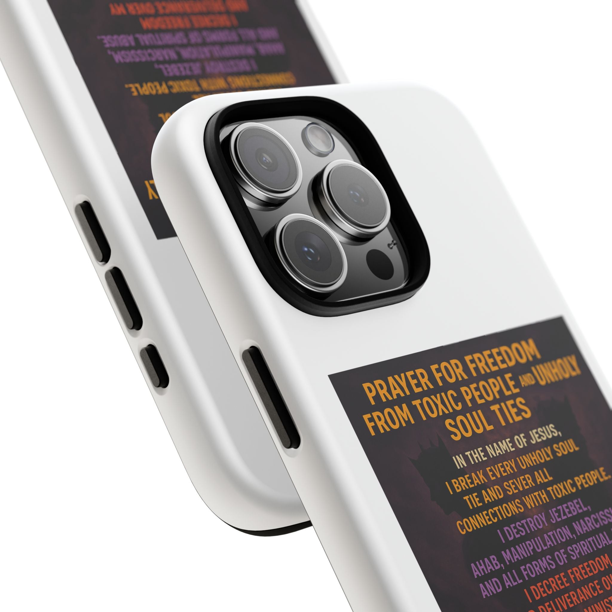 Tough Cases: Empowering Phone Case with Inspirational Prayer