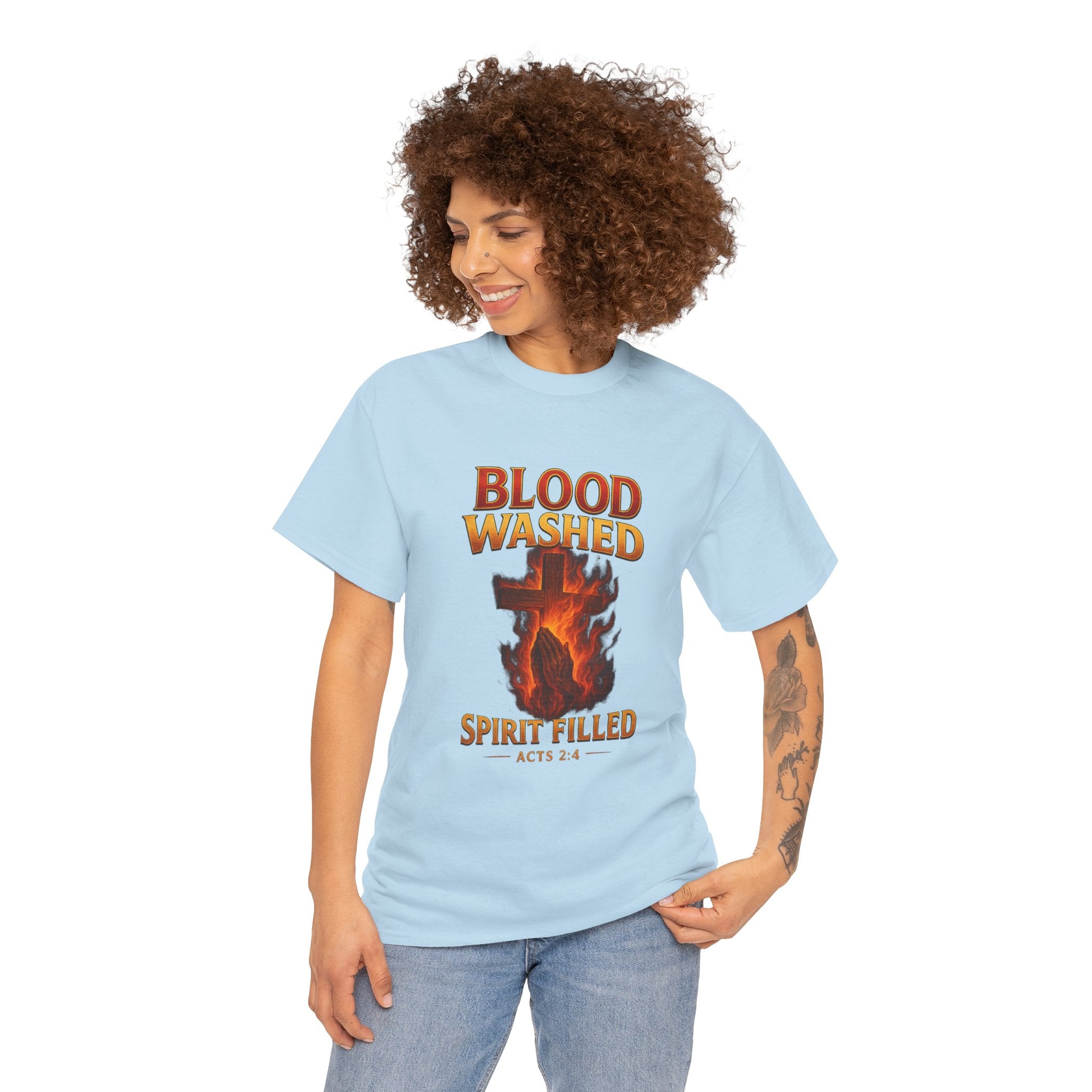 Faith-Inspired Unisex Heavy Cotton Tee