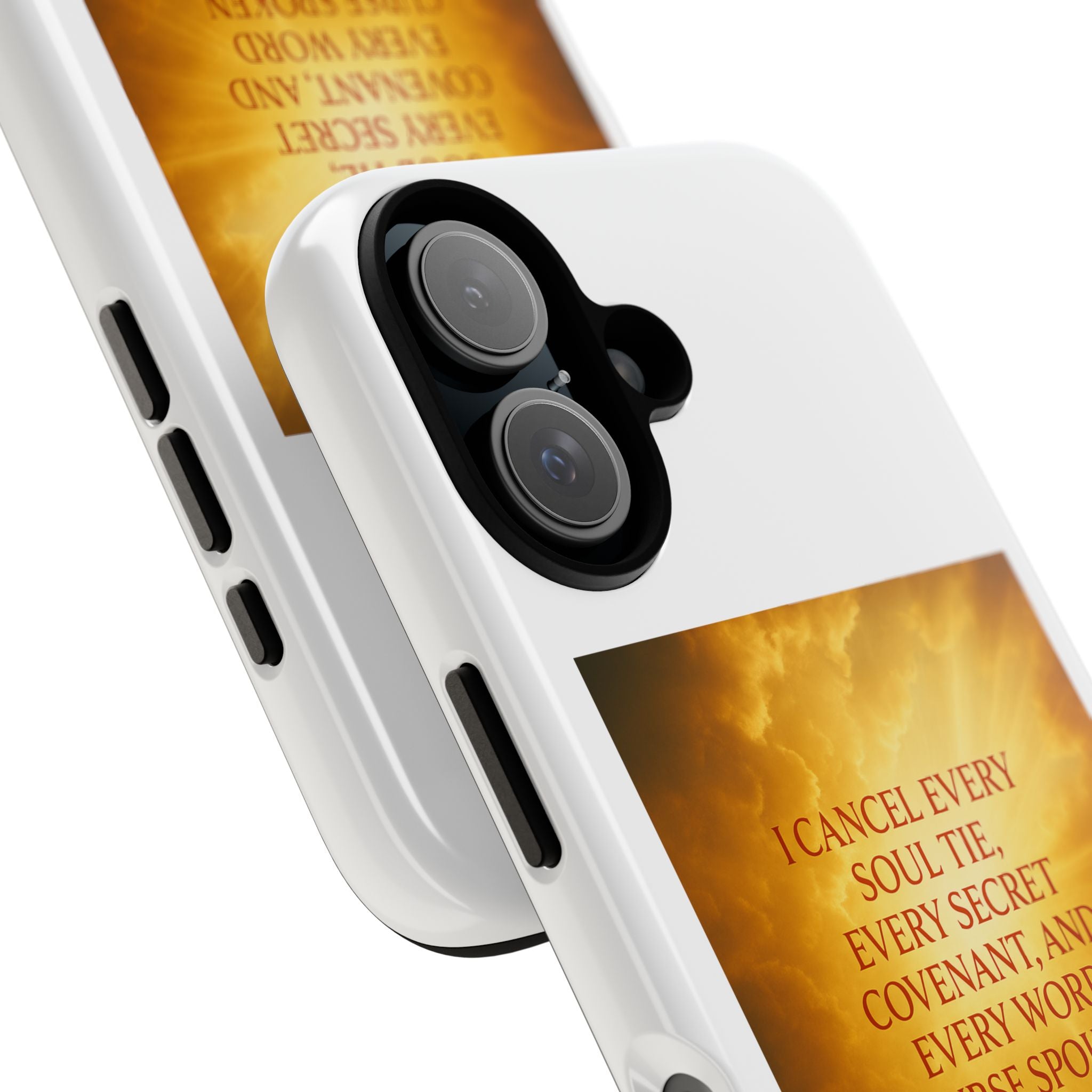 Inspirational Phone Case: Walk in Freedom and Fire