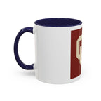 Crimson Accent Coffee Mug with OU Logo