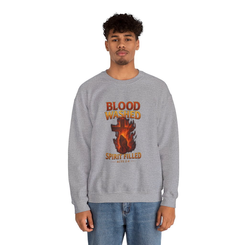 Blood Washed Spirit Filled Sweatshirt
