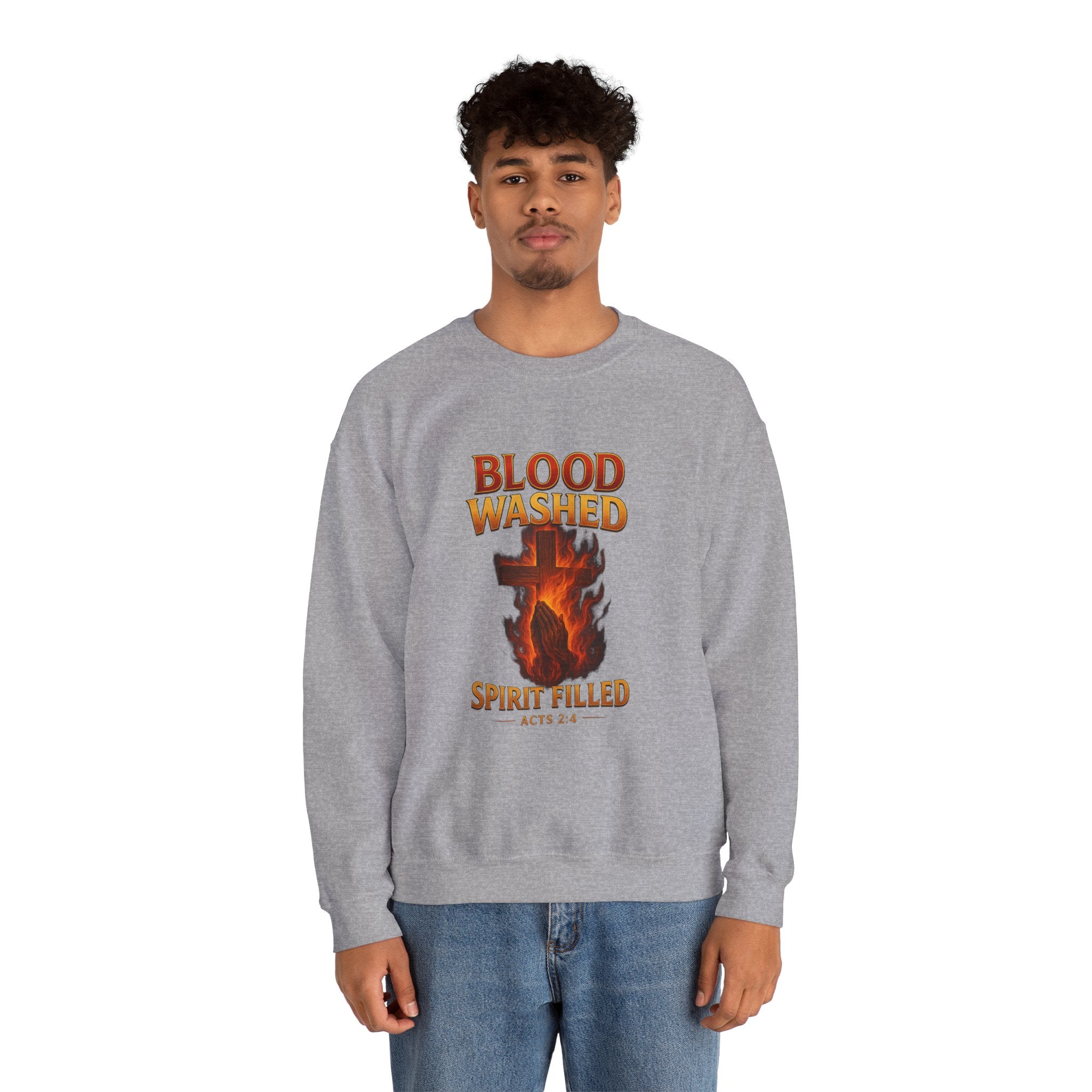 Blood Washed Spirit Filled Sweatshirt