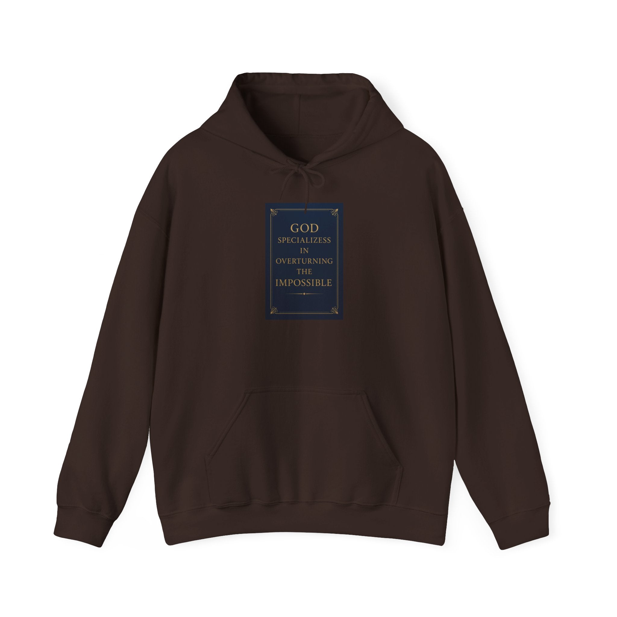 Inspirational God Quote Hoodie, Cozy Sweatshirt for Faith, Religion Gift, Spiritual Wear, Unisex Hooded Sweatshirt