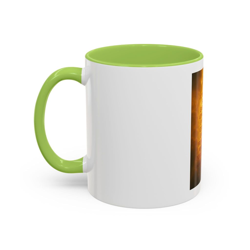 Inspirational Accent Coffee Mug