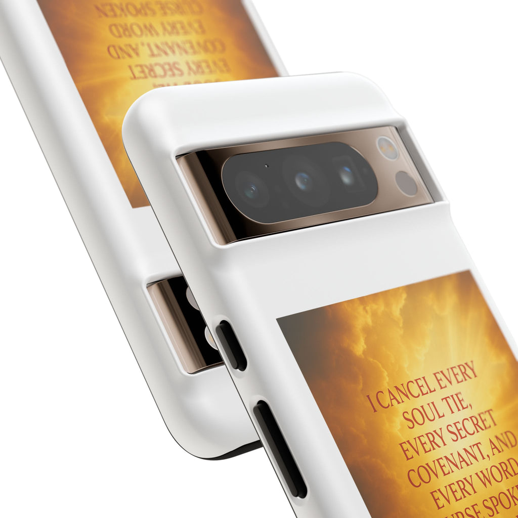 Inspirational Phone Case: Walk in Freedom and Fire
