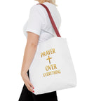 Faith-Inspired Tote Bag - "Prayer Over Everything"