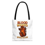 Blood Washed Spirit Filled Tote Bag