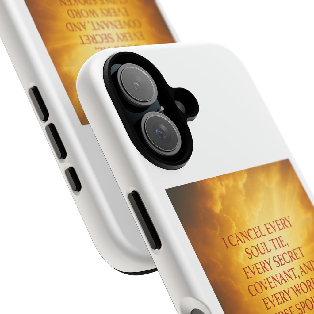 Inspirational Phone Case: Walk in Freedom and Fire