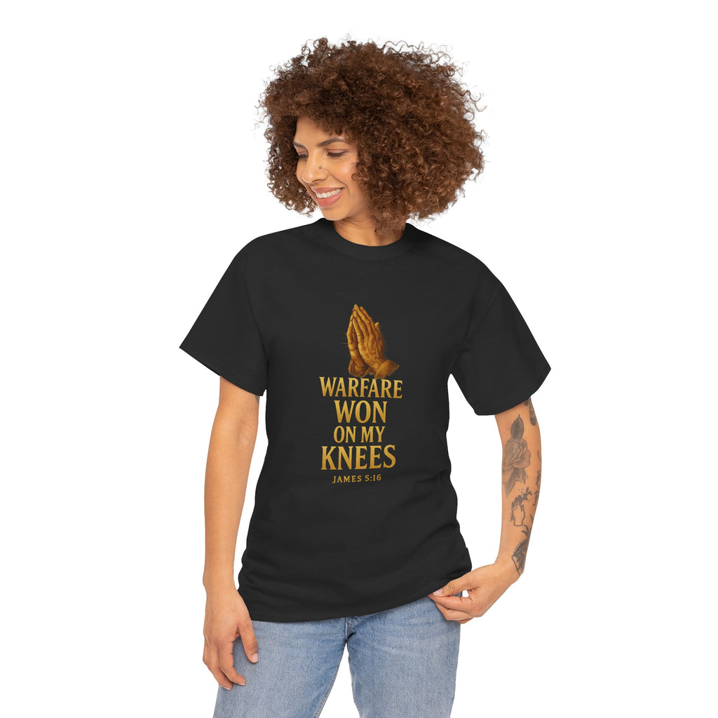 Warfare Won on My Knees Unisex Tee