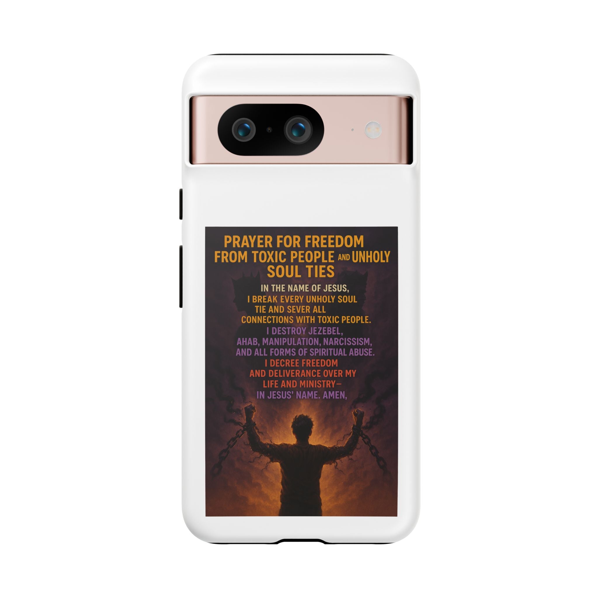 Tough Cases: Empowering Phone Case with Inspirational Prayer