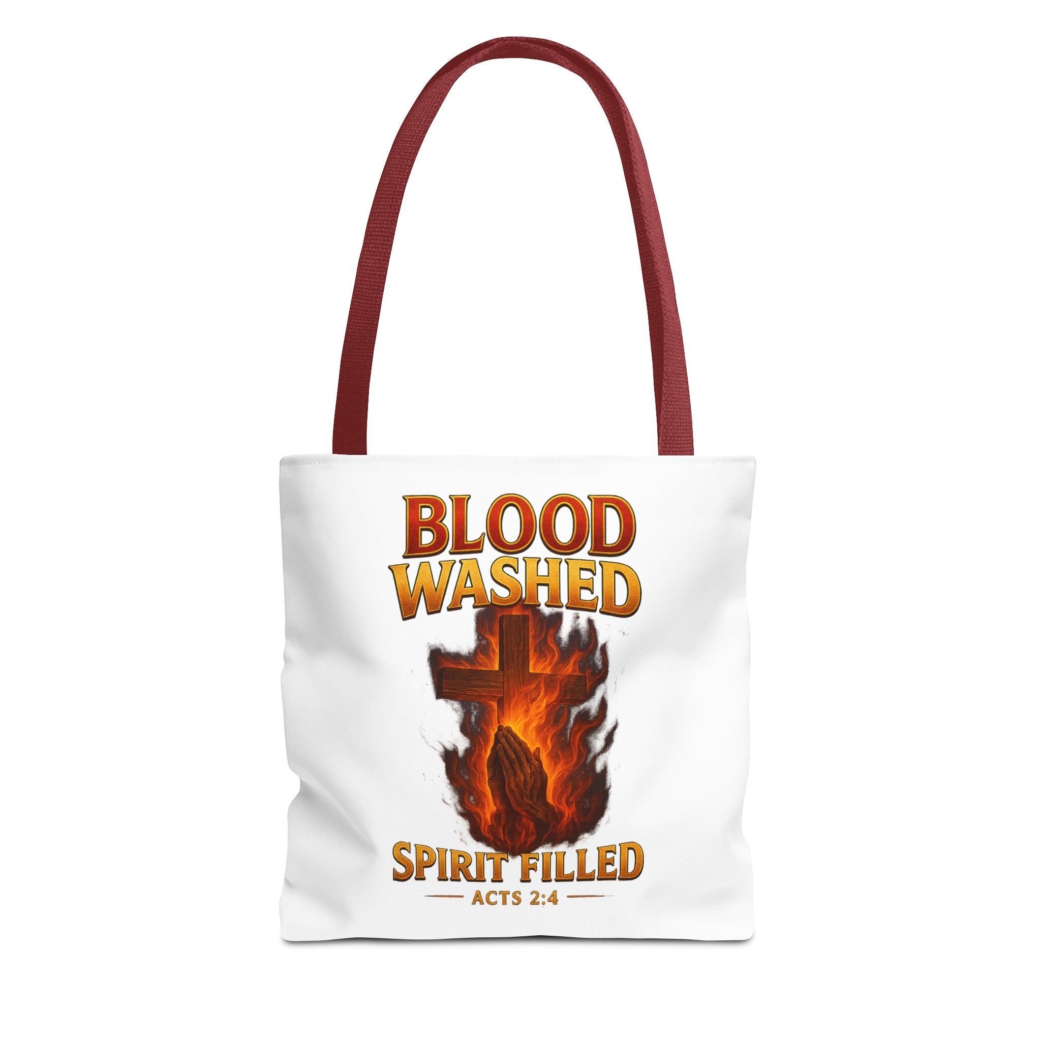 Blood Washed Spirit Filled Tote Bag