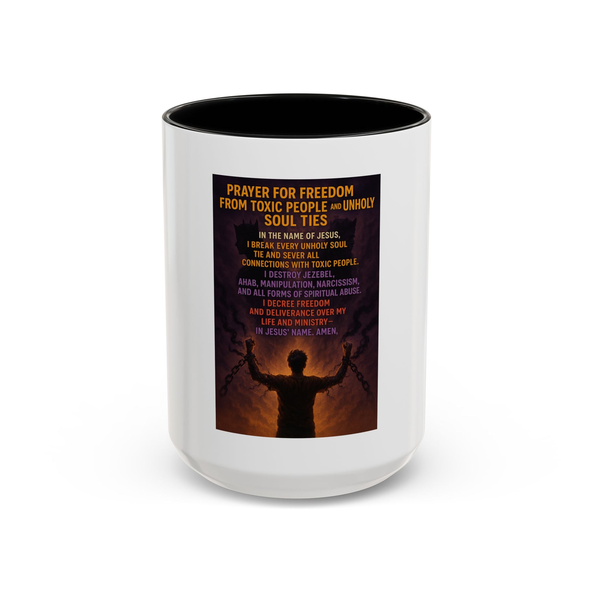 Inspirational Prayer Coffee Mug for Freedom