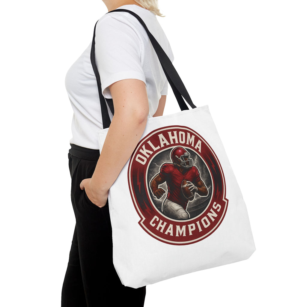 Oklahoma Champions Tote Bag, Sports Fan Tote