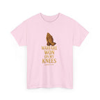 Warfare Won on My Knees Unisex Tee