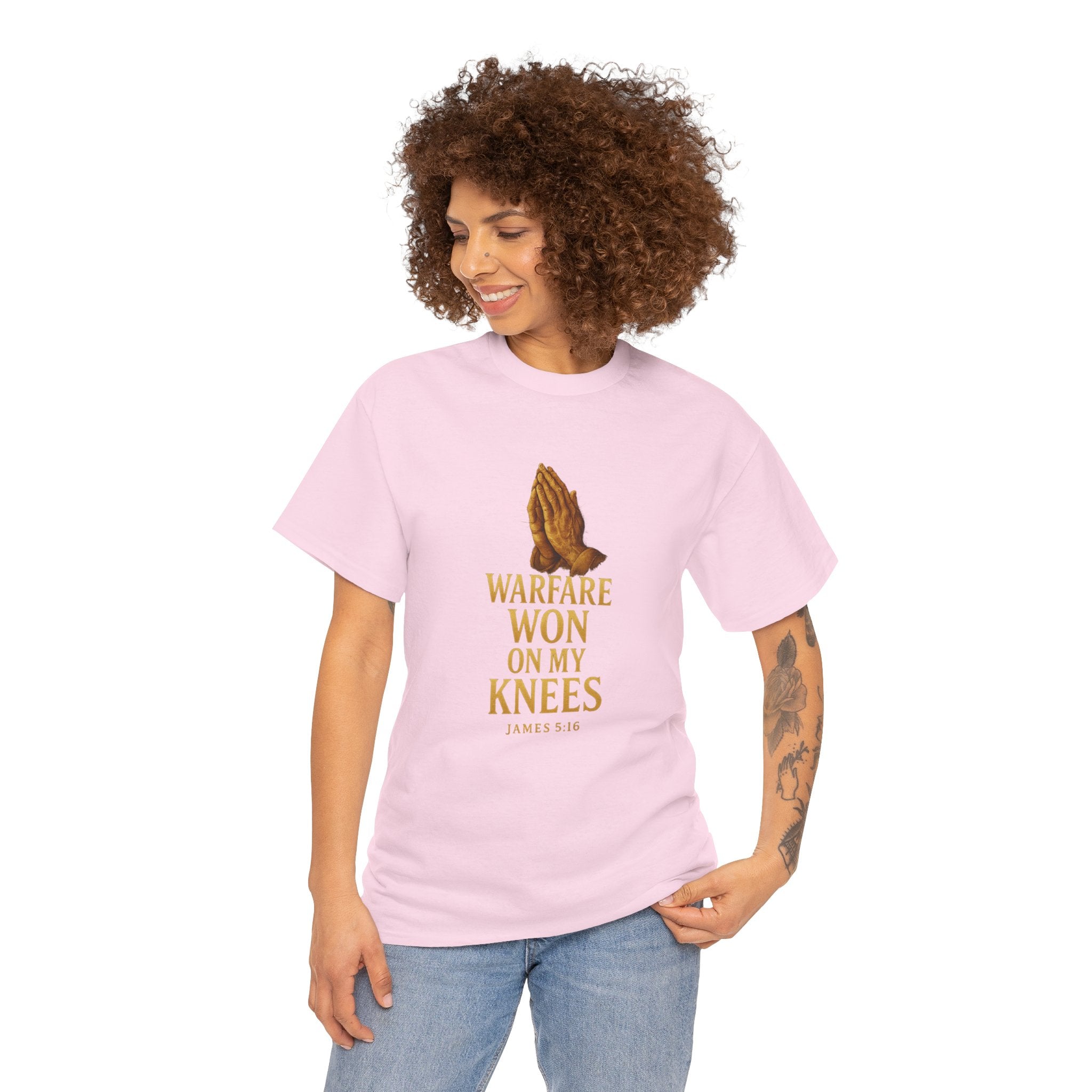 Warfare Won on My Knees Unisex Tee