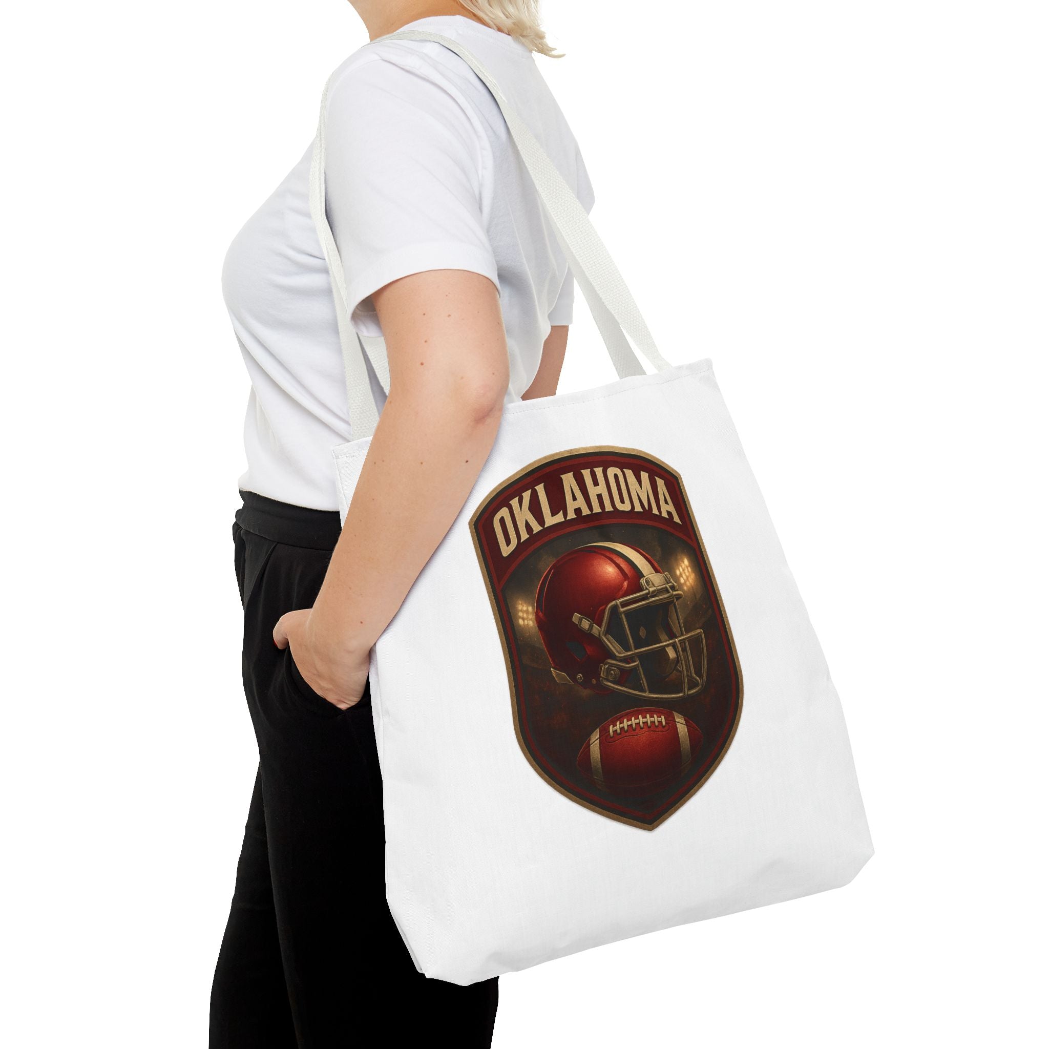 Football Themed Tote Bag, Sports Tote