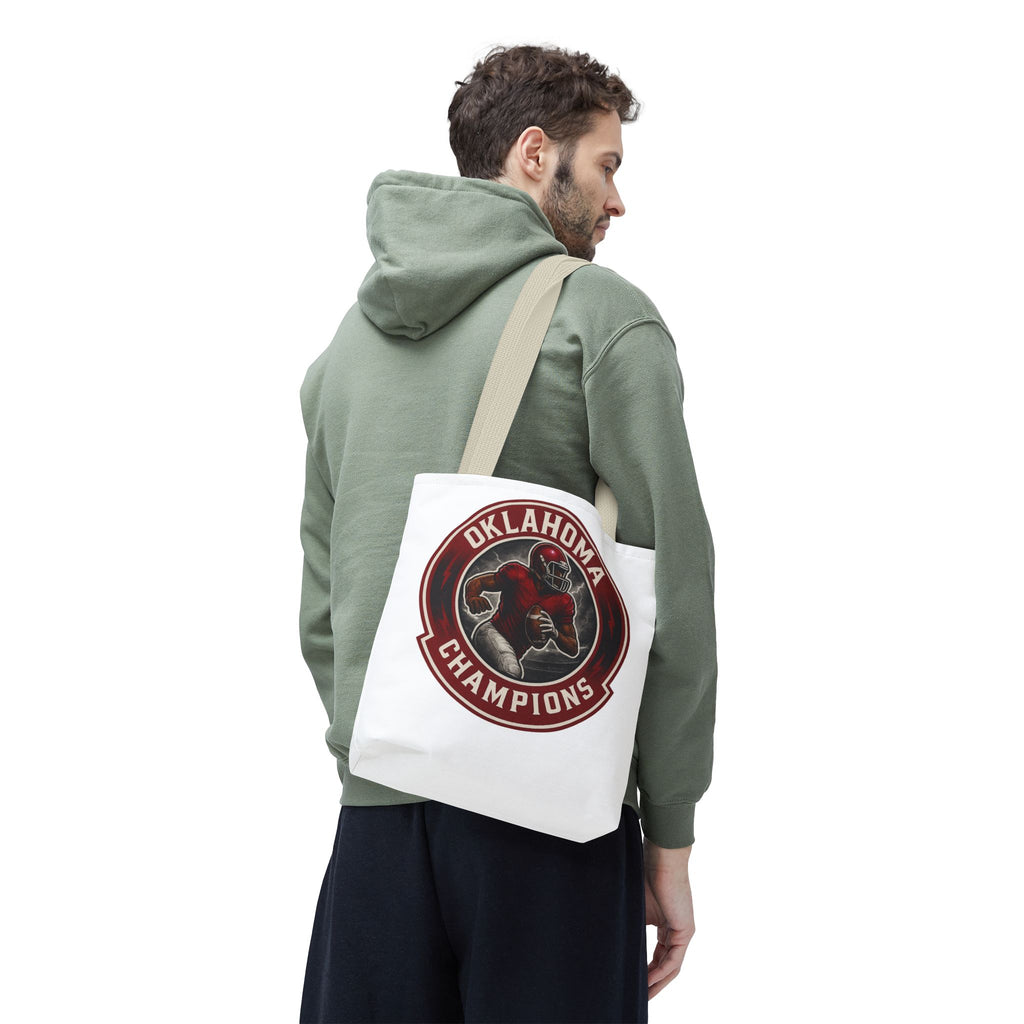 Oklahoma Champions Tote Bag, Sports Fan Tote