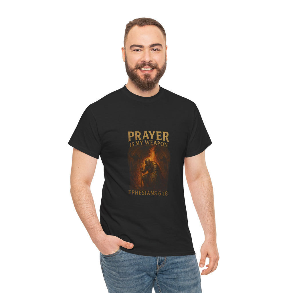 Prayer Warrior Tee, Unisex Heavy Cotton Tee
