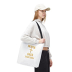 Faith-Inspired Tote Bag - "Prayer Over Everything"