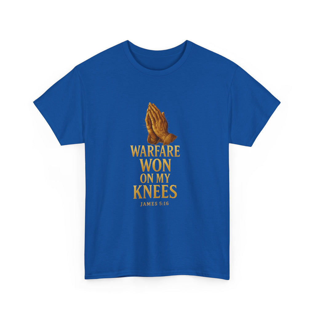 Warfare Won on My Knees Unisex Tee