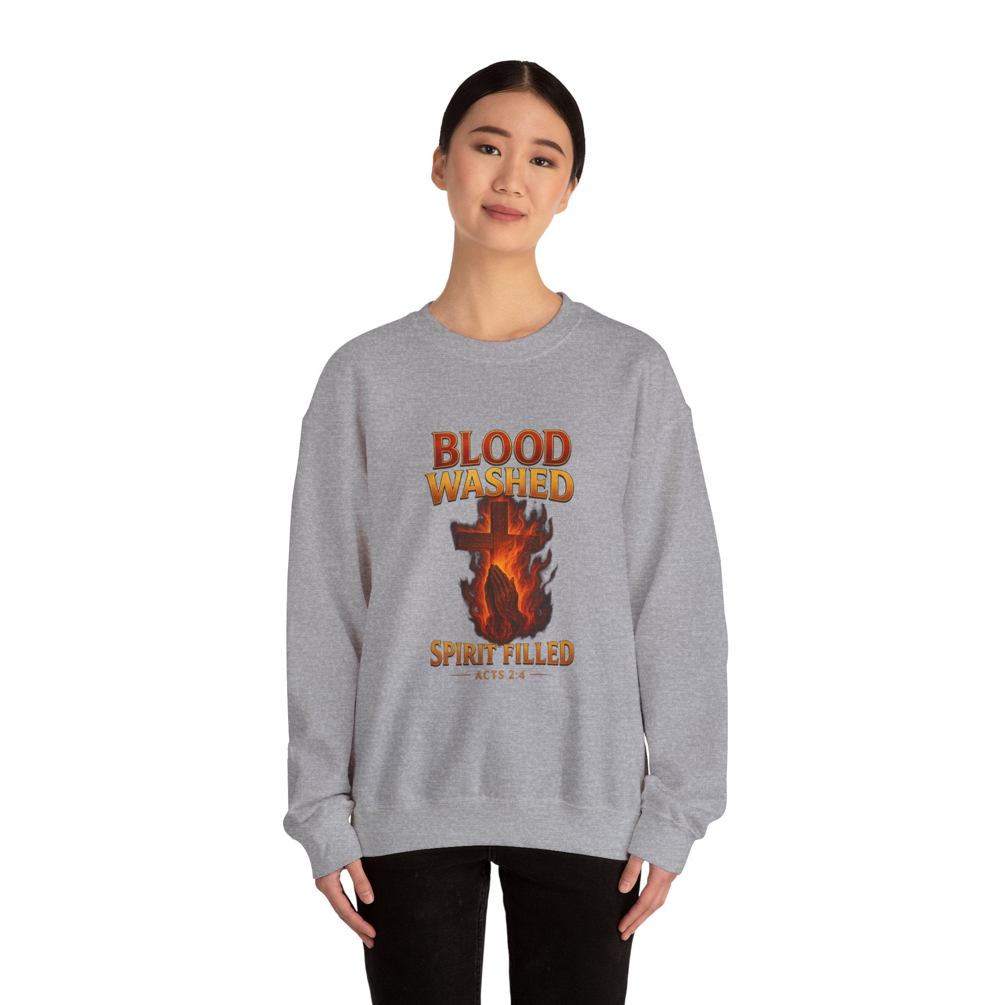 Blood Washed Spirit Filled Sweatshirt