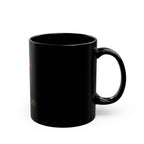 Spirit Filled Cross Black Mug