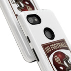 OU Football Tough Phone Case, Sports Gift
