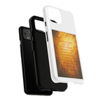Inspirational Phone Case: Walk in Freedom and Fire