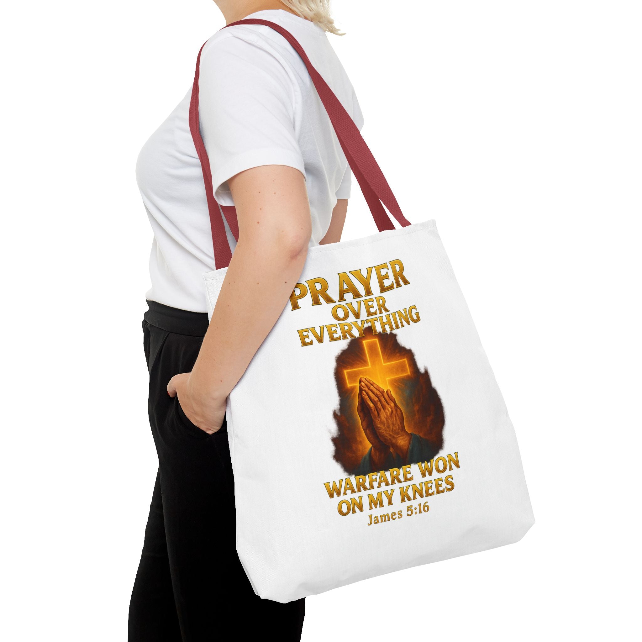 Prayer Motivational Tote Bag