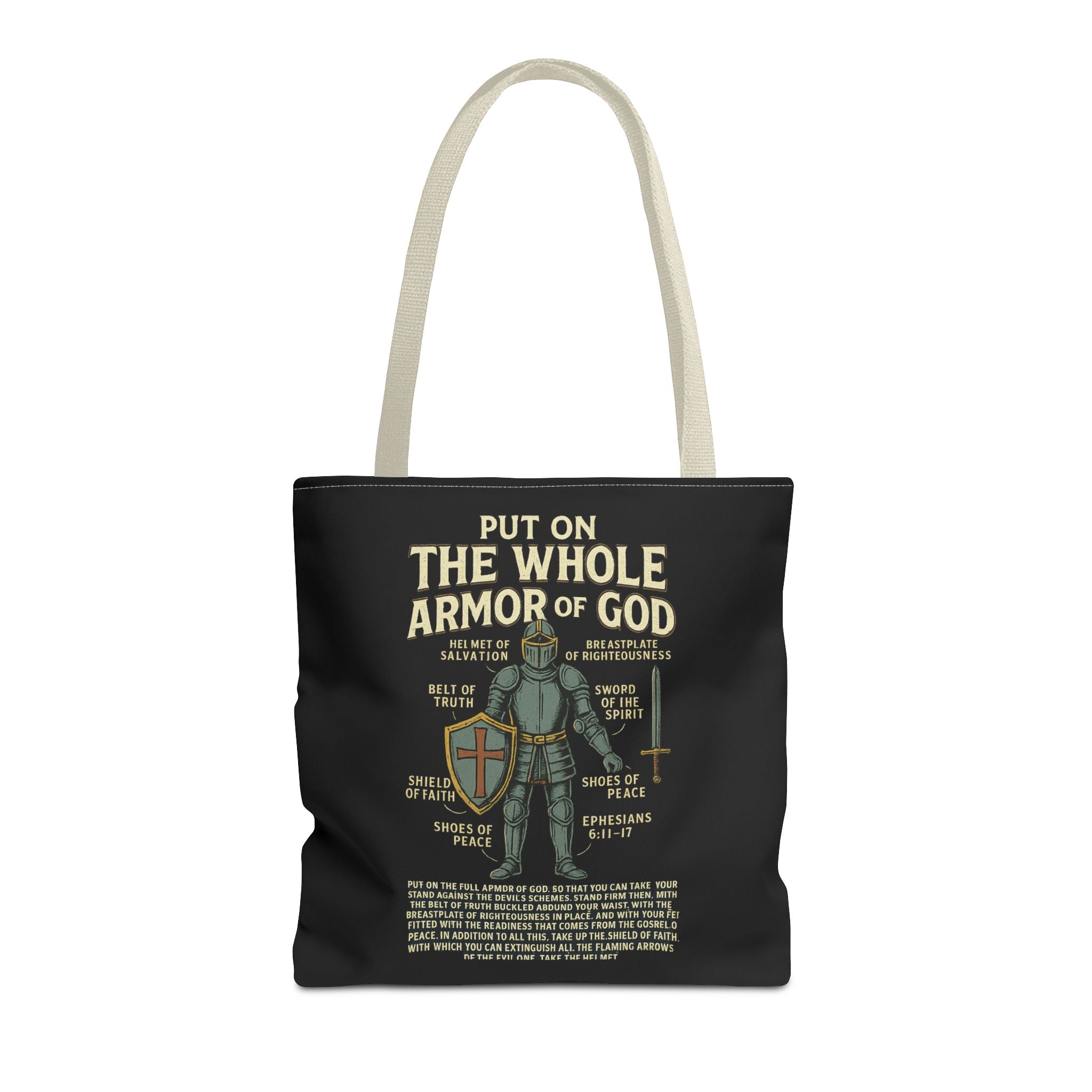 Inspirational Armor of God Tote Bag