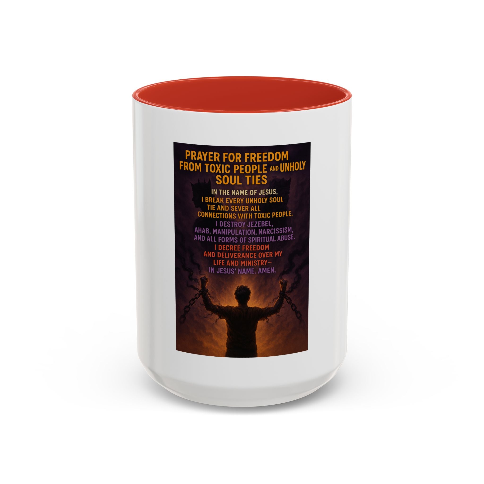 Inspirational Prayer Coffee Mug for Freedom