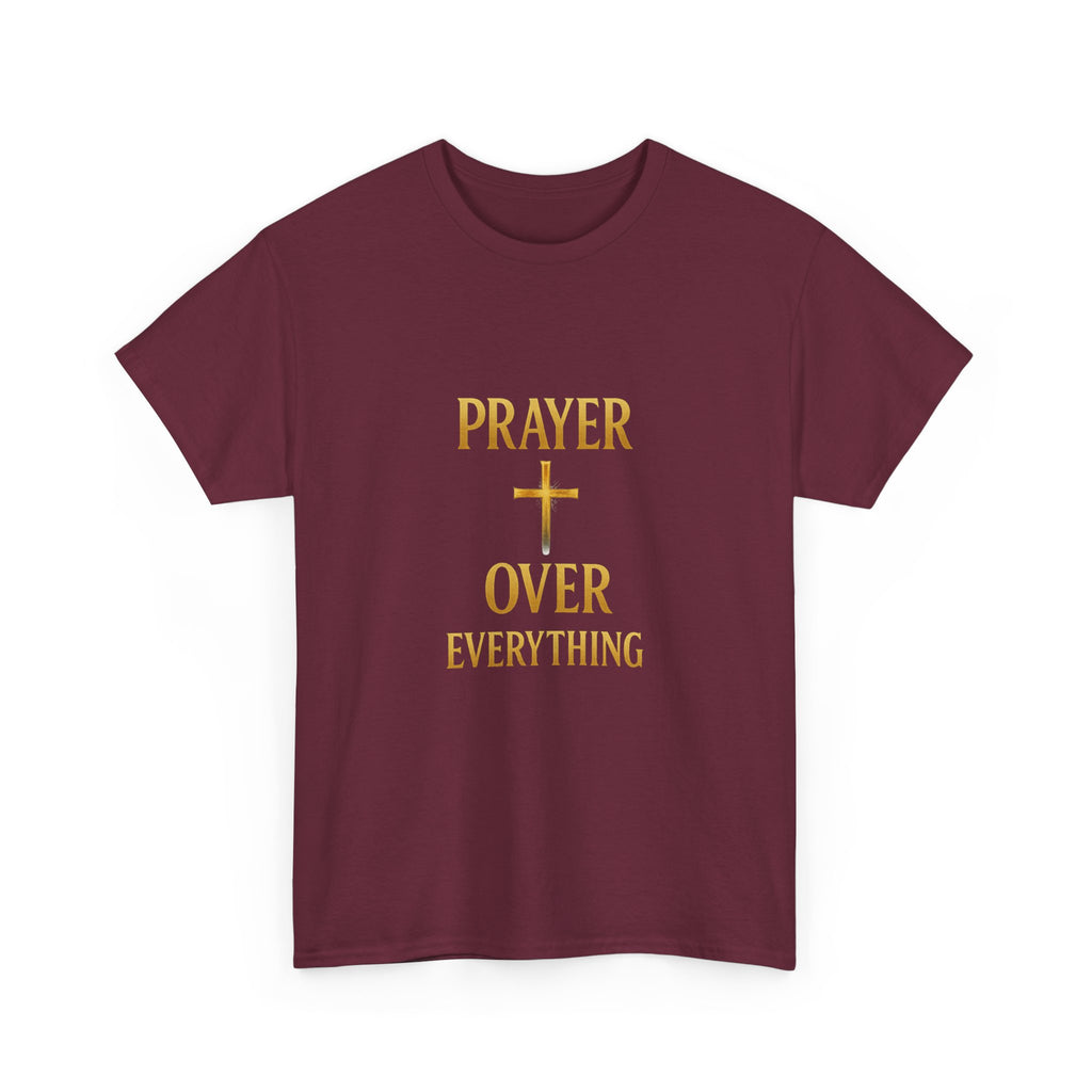 Prayer Over Everything Unisex Heavy Cotton Tee