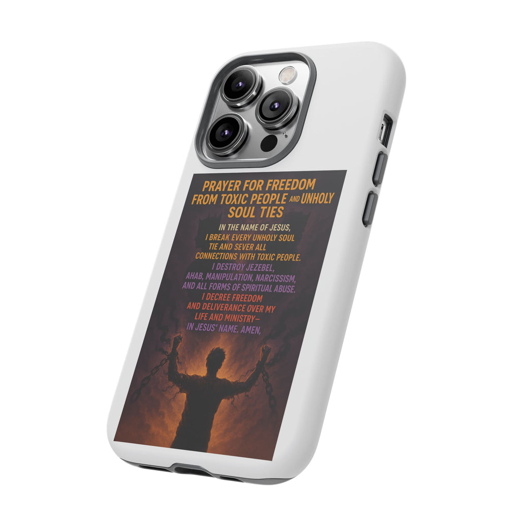 Tough Cases: Empowering Phone Case with Inspirational Prayer