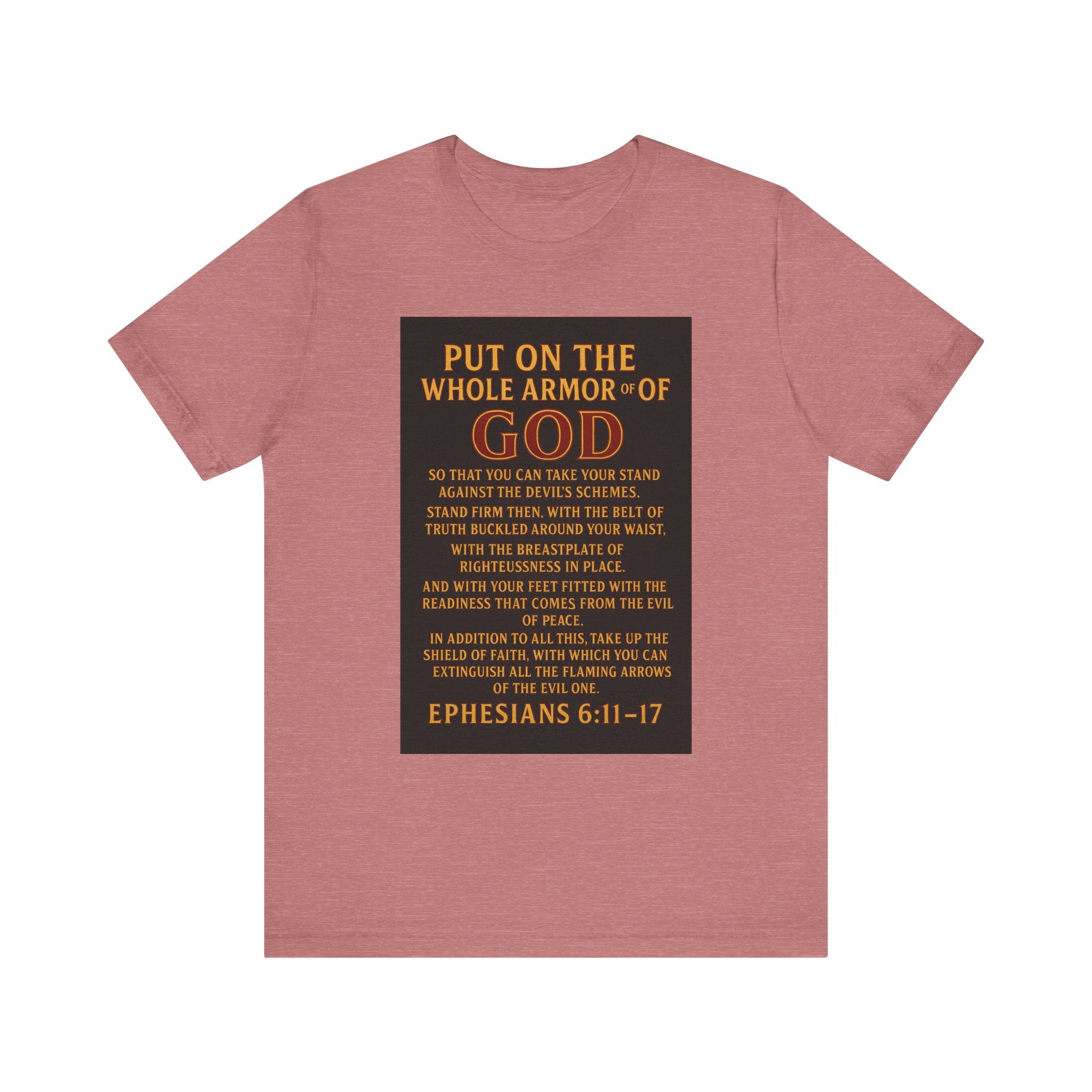 Faith-Inspired Short Sleeve Tee -Shirt