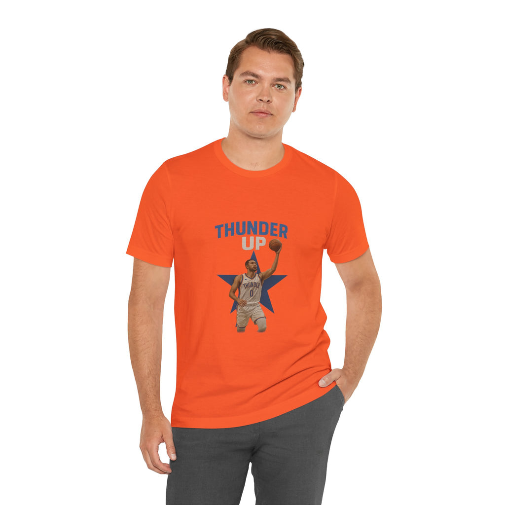 Thunder Up Basketball Tee