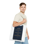 Inspirational Tote Bag, Motivational Quote Bag