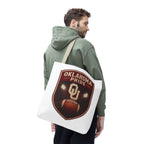 Oklahoma Pride Football Tote Bag